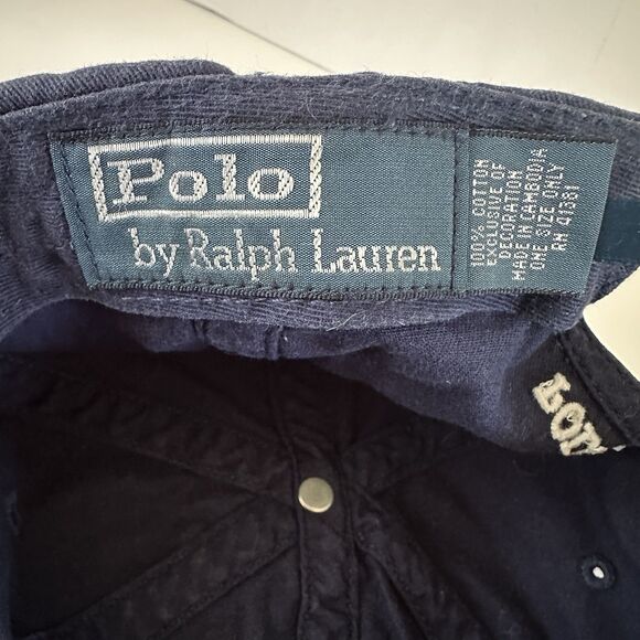Polo Ralph Lauren Teddy BEAR Baseball Cap Navy Hoodie Jeans RL Fall 2013 OS - Picture 7 of 7